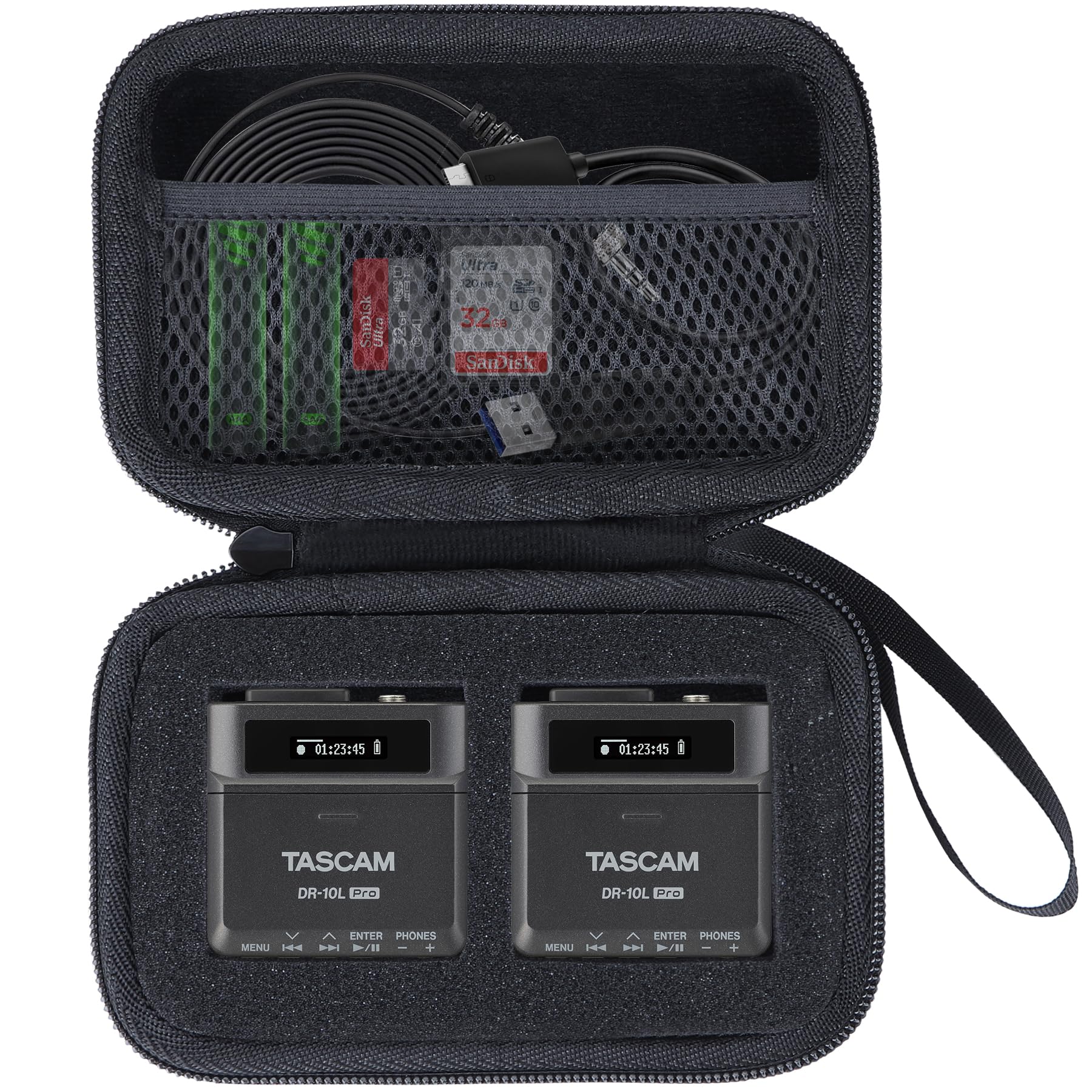 TASCAM Pro Петличный микрофон-рекордер Совместим с кейсом для хранения Lebakort DR-10L / DR-10L
TASCAM Pro Петличный микрофон-рекордер Совместим с кейсом для хранения Lebakort DR-10L / DR-10L