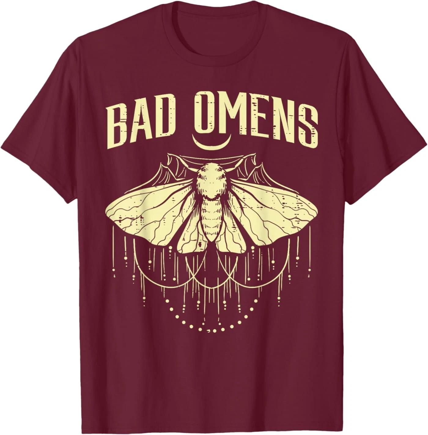 Moth Bad Omens Funny Myth Superstitions Women Men T-Shirt M
Moth Bad Omens Funny Myth Superstitions Women Men T-Shirt M