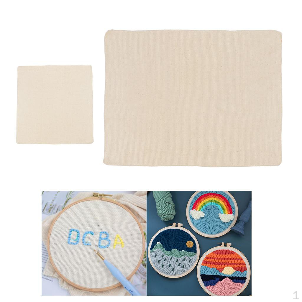 Ткань из 2 предметов для вышивания/зацепления ковров/пробойника