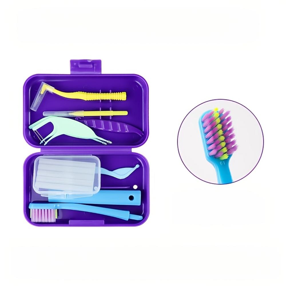 Travel Portable Orthodontic Oral Dental Cleaning Kit Foldable Toothbrush Orthodontic Wax Interdental Brush Oral Cleaning Care
Travel Portable Orthodontic Oral Dental Cleaning Kit Foldable Toothbrush Orthodontic Wax Interdental Brush Oral Cleaning Care