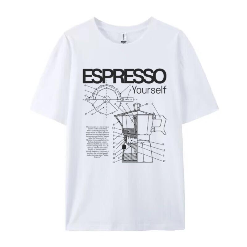 Espresso Yourself Graphic Tops Vintage Moka Pot Diagram Print TShirts for Women Short Sleeve T Shirt Women Clothing 4XL
Espresso Yourself Graphic Tops Vintage Moka Pot Diagram Print TShirts for Women Short Sleeve T Shirt Women Clothing 4XL