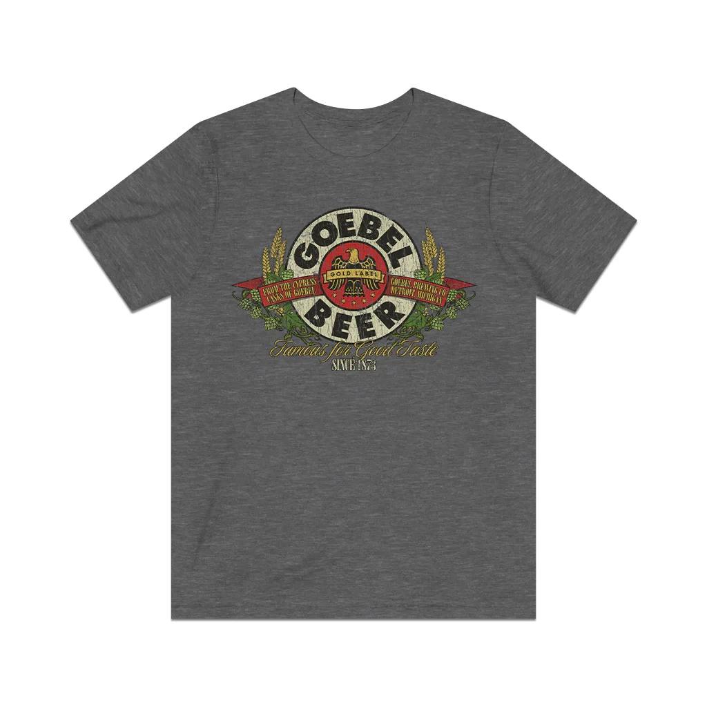 Goebel Gold Label Beer 1940 Vintage Men s T shirt XL
Goebel Gold Label Beer 1940 Vintage Men s T shirt XL