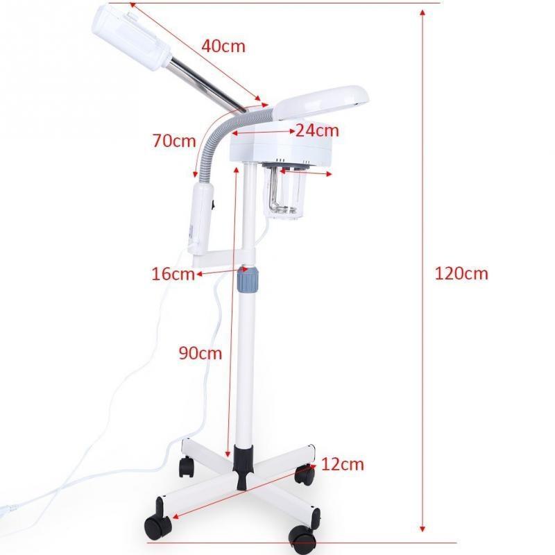 2 in 1 LED 5X Professional Spa Humidifier Beauty Facial Clean Skin Care Tool Facial Steamer Magnifying Floor Lamp Machine
2 in 1 LED 5X Professional Spa Humidifier Beauty Facial Clean Skin Care Tool Facial Steamer Magnifying Floor Lamp Machine