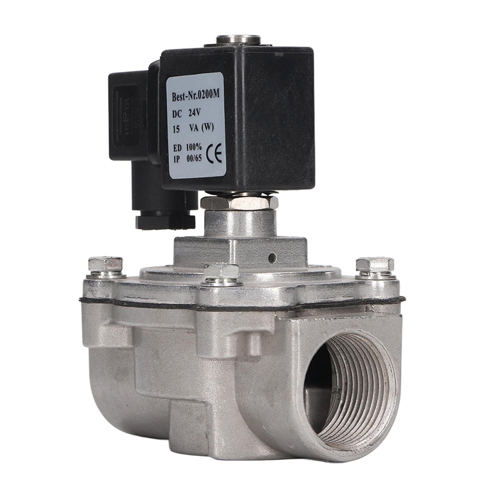 Straight Through Electromagnetic Pulse Valve 30.29mm 2 Way Electric Solenoid Valve DC24V
Straight Through Electromagnetic Pulse Valve 30.29mm 2 Way Electric Solenoid Valve DC24V