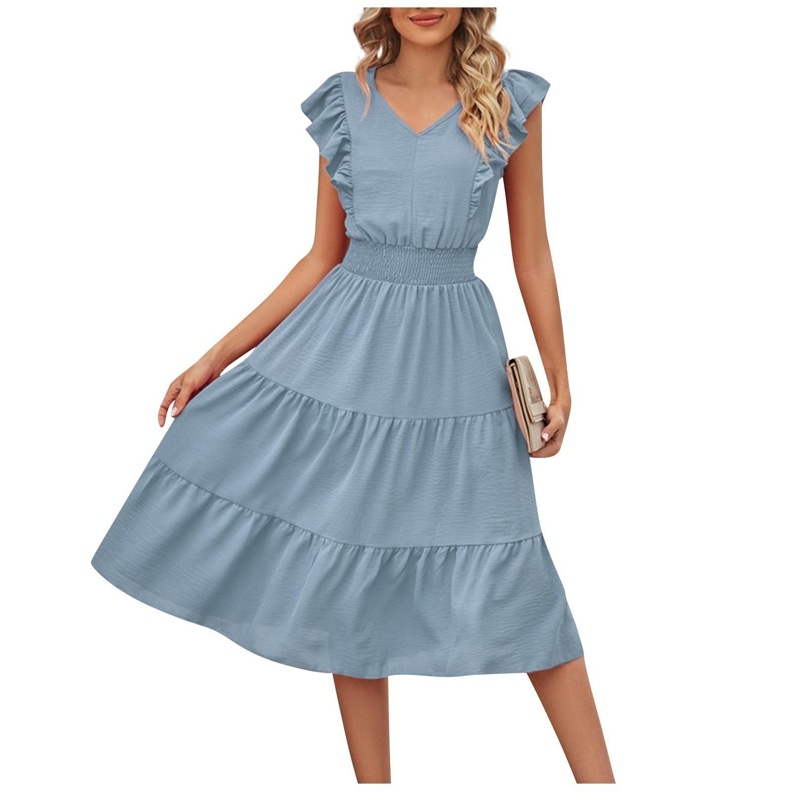 Женское повседневное летнее платье без рукавов с оборками и V-образным вырезом, длинное свободное платье, длинное свободное платье XL
Женское повседневное летнее платье без рукавов с оборками и V-образным вырезом, длинное свободное платье, длинное свободное платье XL