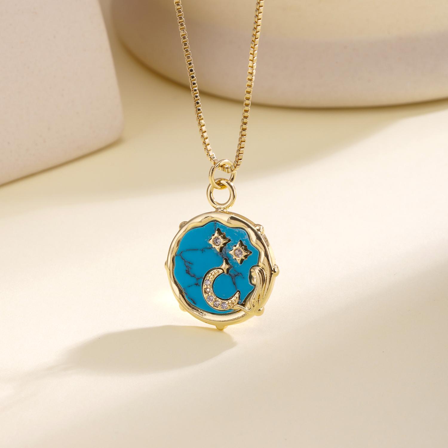 Nidin S/L Sizes Moon Star Pendant Necklace For Women Dainty Zircon Celestial Clavicle Chain Elegant Aesthetic Jewelry Gifts
Nidin S/L Sizes Moon Star Pendant Necklace For Women Dainty Zircon Celestial Clavicle Chain Elegant Aesthetic Jewelry Gifts