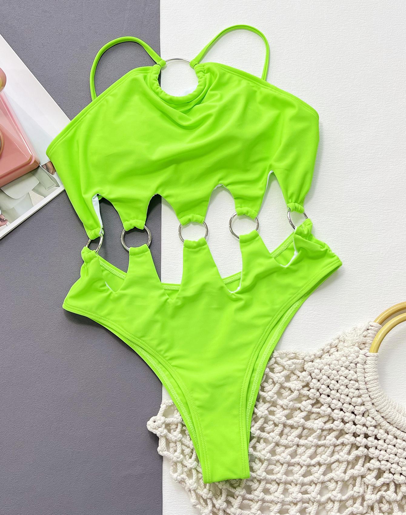 Женский купальник, сплошной цвет, сексуальное кольцо с вырезом сзади и завязкой на спине, Цельный купальник, бикини, пляжная одежда, купальные костюмы L зелёный
Женский купальник, сплошной цвет, сексуальное кольцо с вырезом сзади и завязкой на спине, Цельный купальник, бикини, пляжная одежда, купальные костюмы L зелёный