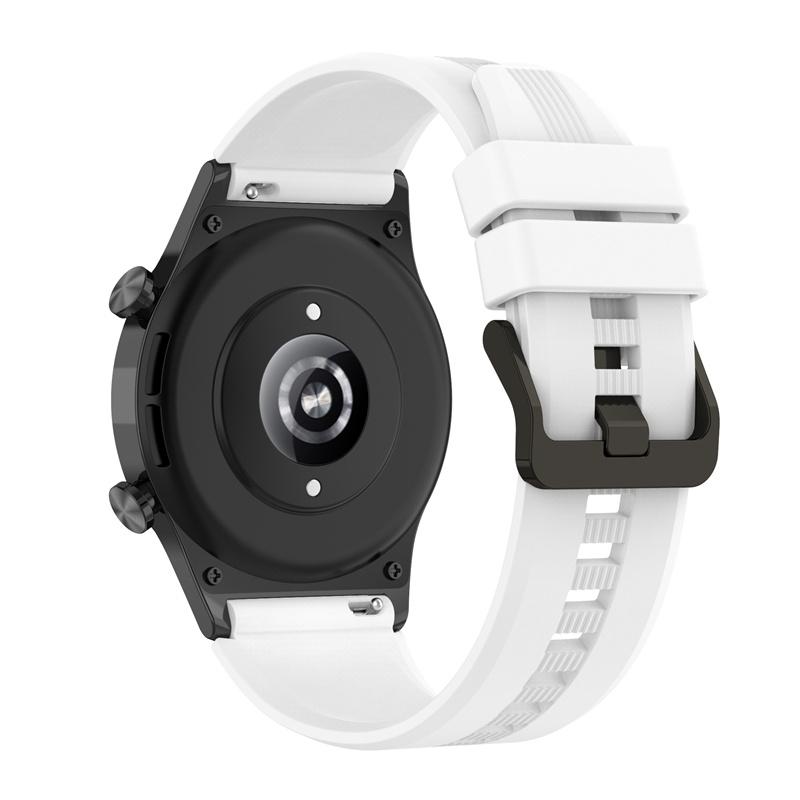 For Honor Watch GS3 Stripe Design Silicone Watch Strap 22mm Replacement Wrist Band with Stainless Steel Buckle Black
For Honor Watch GS3 Stripe Design Silicone Watch Strap 22mm Replacement Wrist Band with Stainless Steel Buckle Black