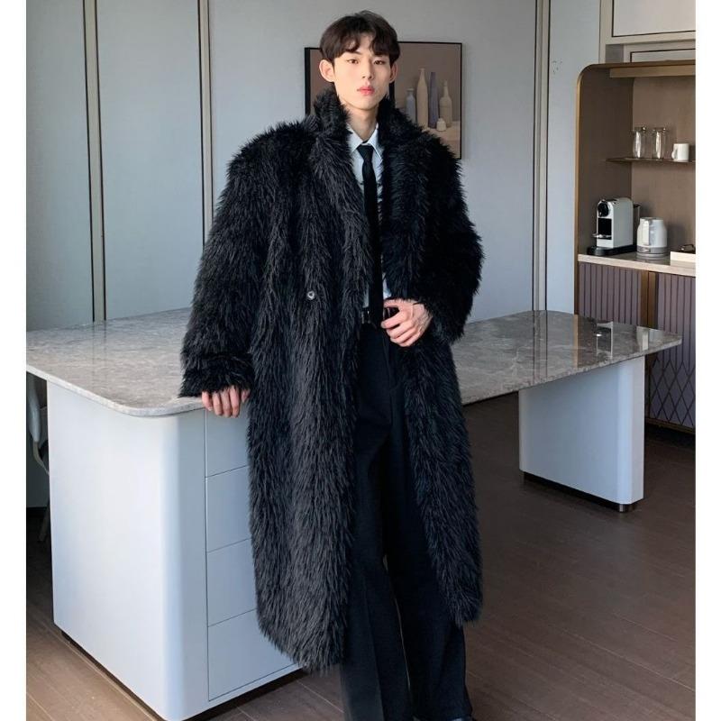 Зимнее утолщенное теплое длинное пальто из искусственного меха, меховое свободное пальто средней длины, шерстяной тренч, модное M чёрный
Зимнее утолщенное теплое длинное пальто из искусственного меха, меховое свободное пальто средней длины, шерстяной тренч, модное M чёрный