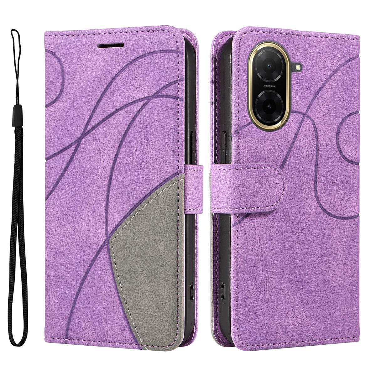 Для Xiaomi Poco C71 4G/Xiaomi Redmi A5 4G (171.7*77.8*8.3мм) Шкіряний чохол-підставка-гаманець для телефону з двоколірним дизайном Purple
Для Xiaomi Poco C71 4G/Xiaomi Redmi A5 4G (171.7*77.8*8.3мм) Шкіряний чохол-підставка-гаманець для телефону з двоколірним дизайном Purple