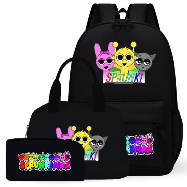 Sprunki Childrens School Bag Threepiece Pack With Durable Material And Expandable Design Style1
Sprunki Childrens School Bag Threepiece Pack With Durable Material And Expandable Design Style1