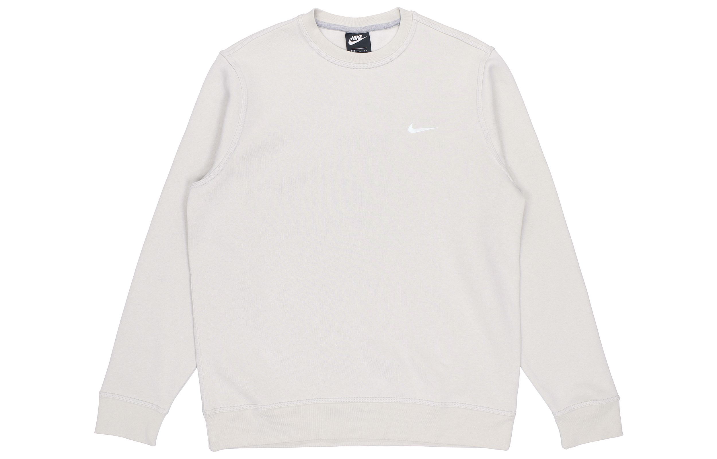 Nike Logo Print Crew Neck Pullover Fleece Lined Sweatshirt Men s Light Gray 916609-072 S
Nike Logo Print Crew Neck Pullover Fleece Lined Sweatshirt Men s Light Gray 916609-072 S