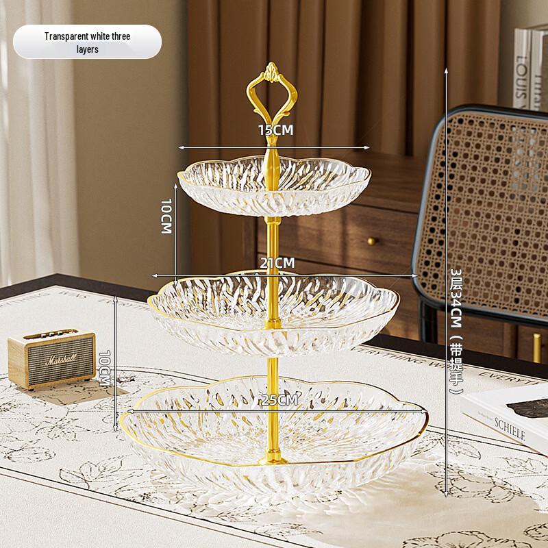 Gold Rim Floral Tiered Fruit Plate
Gold Rim Floral Tiered Fruit Plate