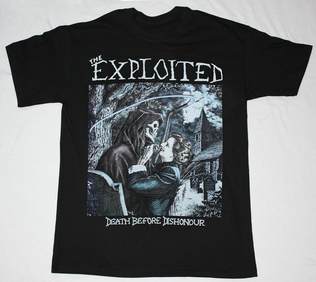 The Exploited Death Before Dishonour T-Shirt Classic Black Unisex S-5XL 2XL
The Exploited Death Before Dishonour T-Shirt Classic Black Unisex S-5XL 2XL