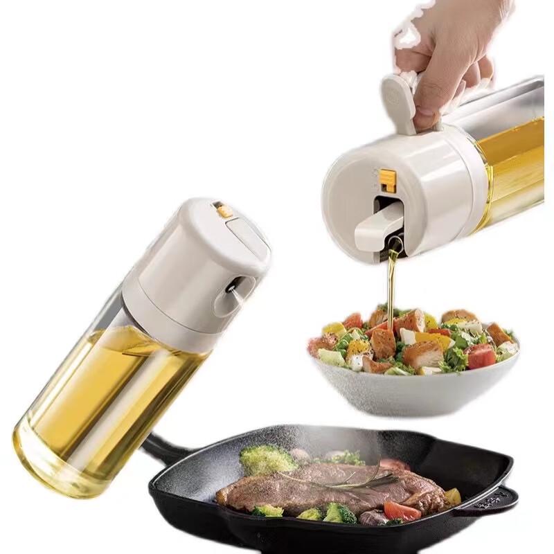 Kitchen 2-in-1 Oil Sprayer & Pourer Dispenser
Kitchen 2-in-1 Oil Sprayer & Pourer Dispenser