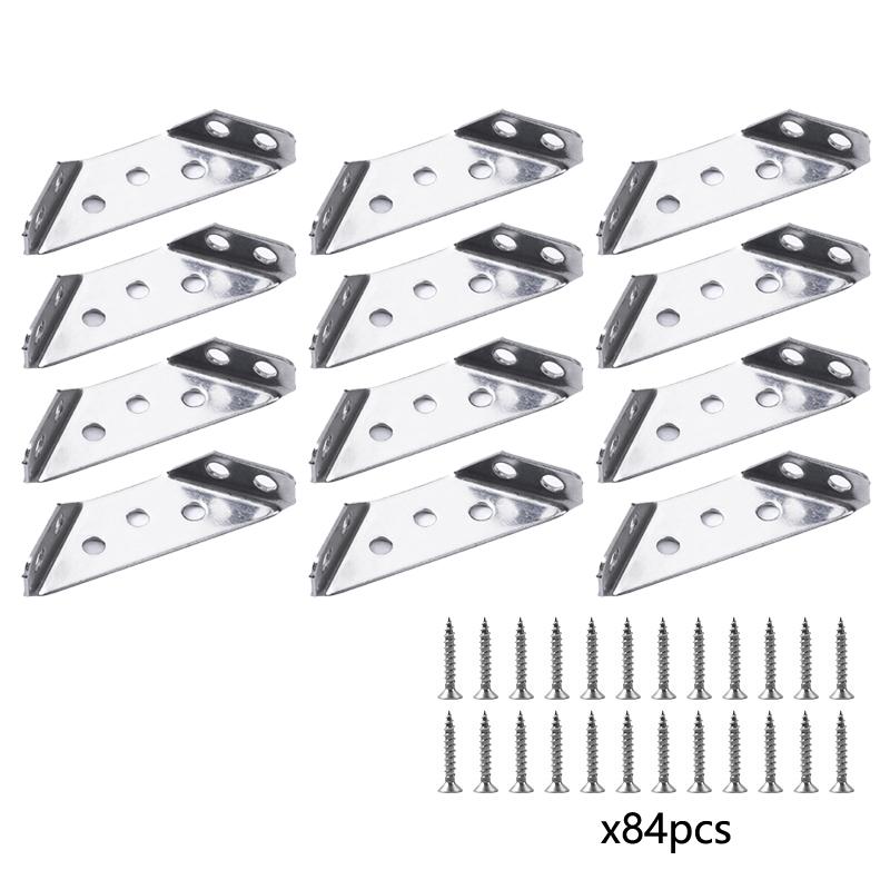 12/24 шт. Угловой кронштейн из нержавеющей стали, угловой соединитель для мебели, угловая скоба для шкафа, стола, стула, ящика, с винтовым крепежом 12PCS
12/24 шт. Угловой кронштейн из нержавеющей стали, угловой соединитель для мебели, угловая скоба для шкафа, стола, стула, ящика, с винтовым крепежом 12PCS