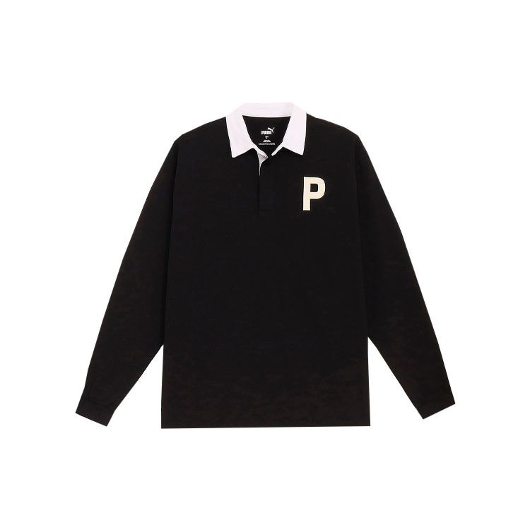 Puma Color Block Letter Design Straight Fit Breathable Long Sleeve Polo Shirt Men tops Black 624880-01 L
Puma Color Block Letter Design Straight Fit Breathable Long Sleeve Polo Shirt Men tops Black 624880-01 L