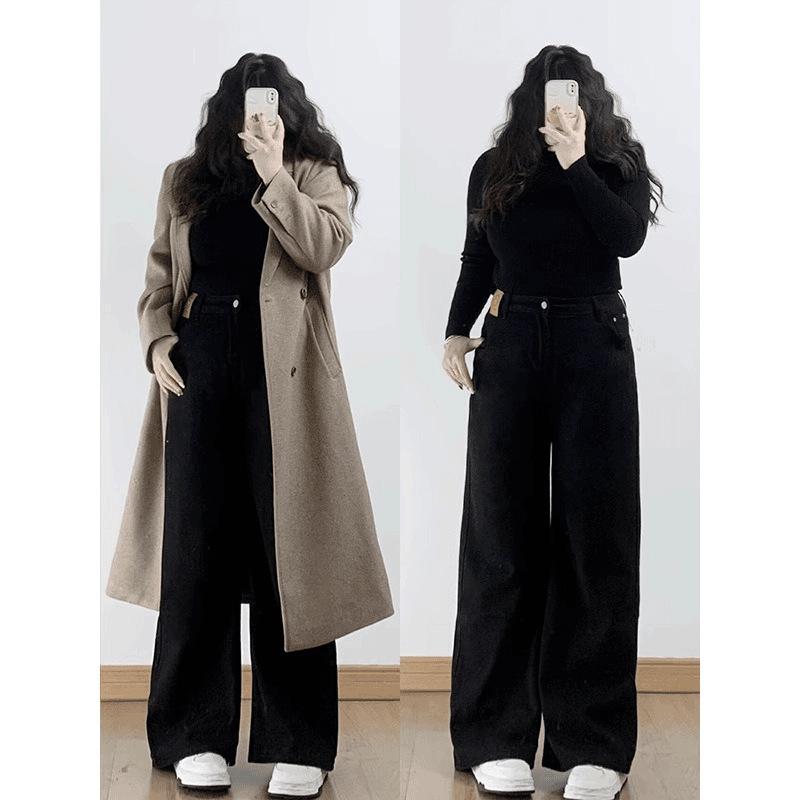 Women s High-Waist Slimming Wide-Leg Jeans, Floor-Length, Petite, for Spring and Autumn 2025 Extra Large чёрный
Women s High-Waist Slimming Wide-Leg Jeans, Floor-Length, Petite, for Spring and Autumn 2025 Extra Large чёрный