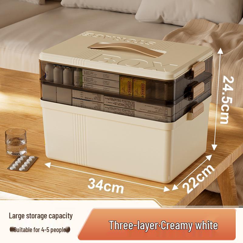 Портативный многослойный медицинский контейнер большой вместимости для семейного использования
Портативный многослойный медицинский контейнер большой вместимости для семейного использования