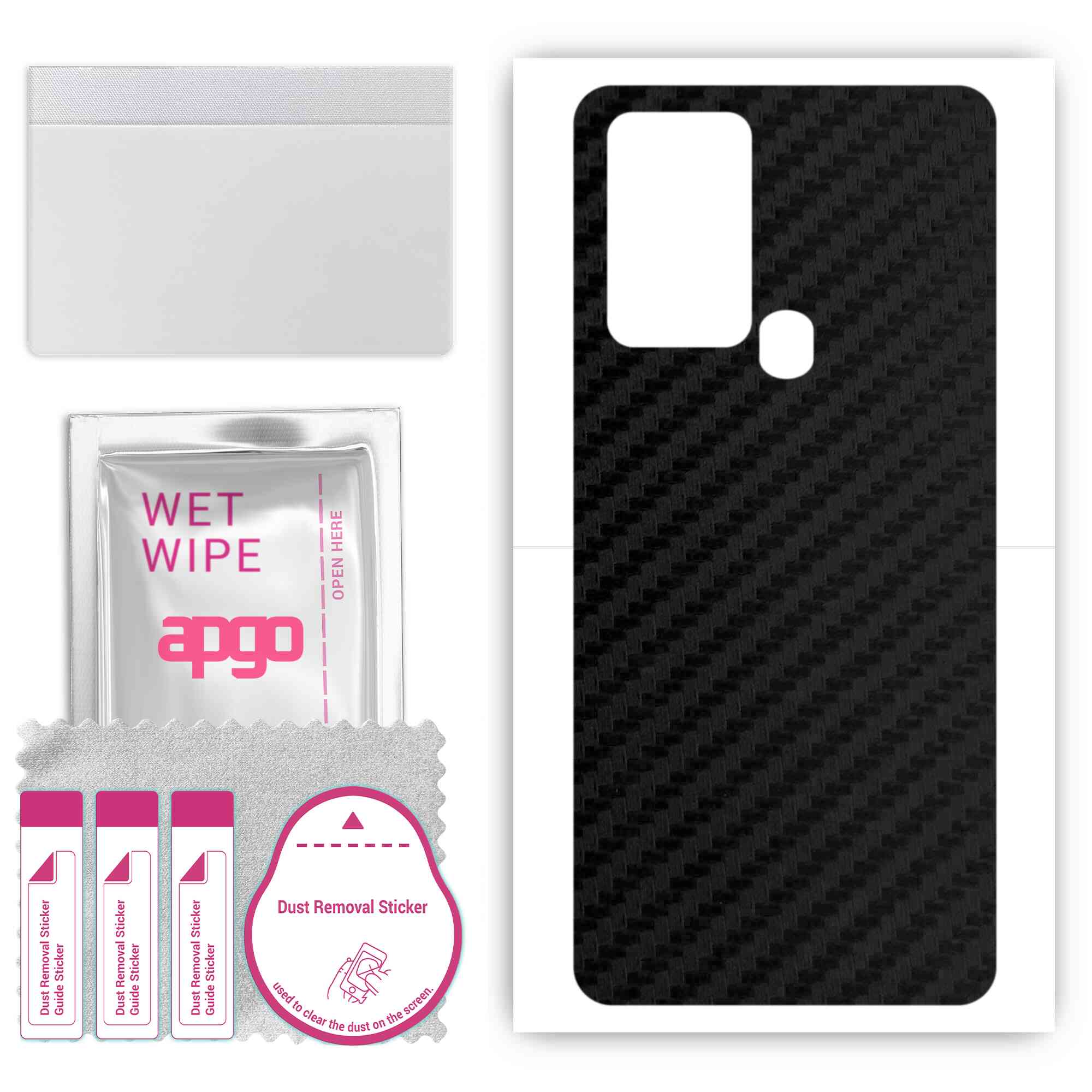 Apgo Protective Skin Sticker для задньої панелі, сумісної з Oukitel C33, Wrap Film, Foil, Vinyl - Pattern Carbon Black
Apgo Protective Skin Sticker для задньої панелі, сумісної з Oukitel C33, Wrap Film, Foil, Vinyl - Pattern Carbon Black