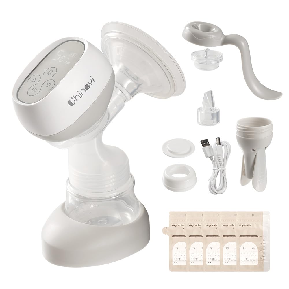 Chinabi 2-Way Breast Pump, Electric or Manual, Compatible with Breast Milk Packs, 9 Suction Levels, USB Powered
Chinabi 2-Way Breast Pump, Electric or Manual, Compatible with Breast Milk Packs, 9 Suction Levels, USB Powered