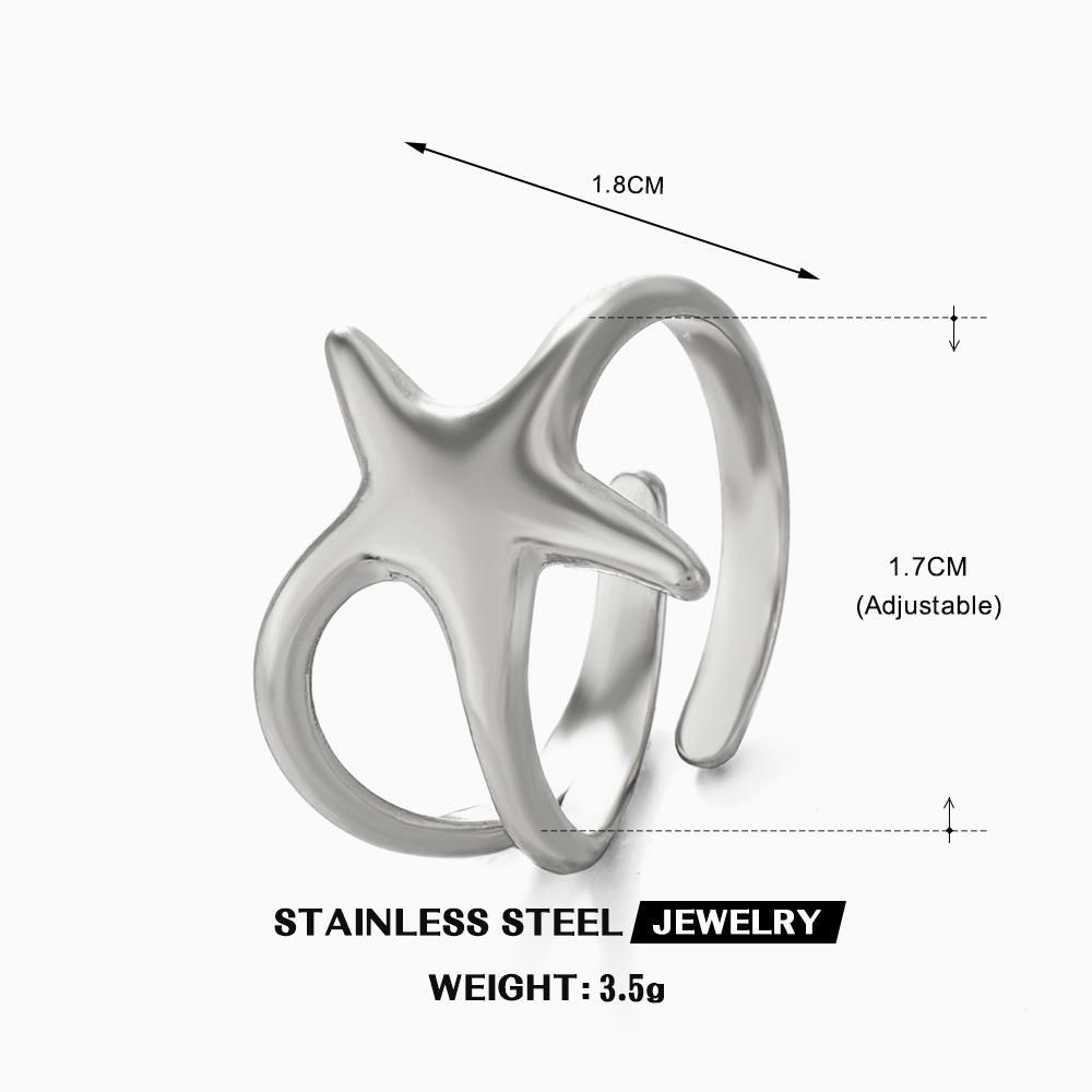Hip Hop Personality Stainless Steel Five-pointed Star Opening Rings for Women Fashion Simple Finger Zircon Accessories Gifts resizable медный
Hip Hop Personality Stainless Steel Five-pointed Star Opening Rings for Women Fashion Simple Finger Zircon Accessories Gifts resizable медный