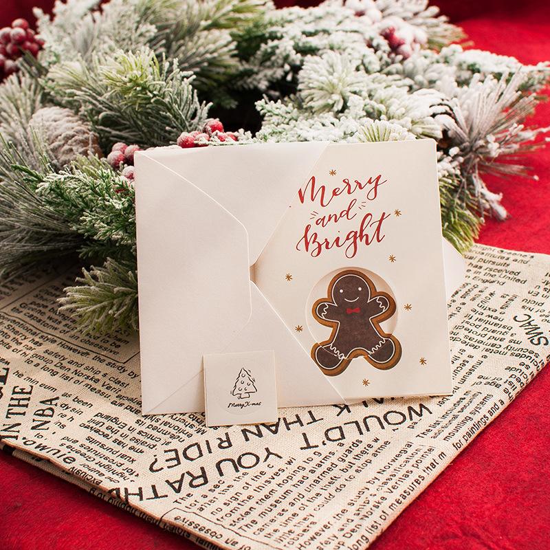 1/6pcs Christmas Greeting Card with Envelopes Merry Christmas Blessing Greeting Cards New Year Postcard Card Xmas Party Kid Gift
1/6pcs Christmas Greeting Card with Envelopes Merry Christmas Blessing Greeting Cards New Year Postcard Card Xmas Party Kid Gift
