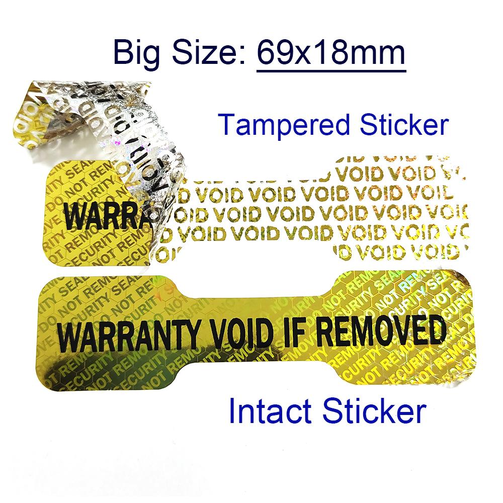 100pcs 69x18mm Dogbone Security Seal Gold Hologram Sticker Tamper Proof Label Do Not Move Anti-counterfeit Package Safety Cover
100pcs 69x18mm Dogbone Security Seal Gold Hologram Sticker Tamper Proof Label Do Not Move Anti-counterfeit Package Safety Cover