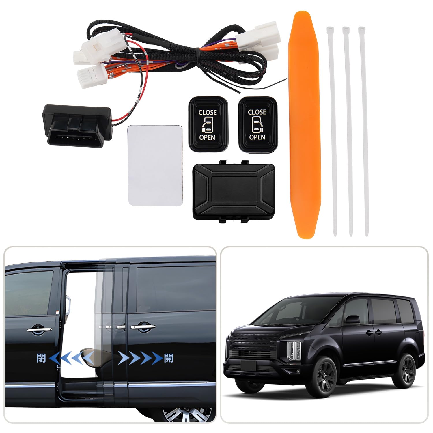 Jiooy Mitsubishi New Delica D5 Late Power Sliding Door Switch Extension Kit DELICA D5 Electric Sliding Door Automatic Button Second Door Open
Jiooy Mitsubishi New Delica D5 Late Power Sliding Door Switch Extension Kit DELICA D5 Electric Sliding Door Automatic Button Second Door Open