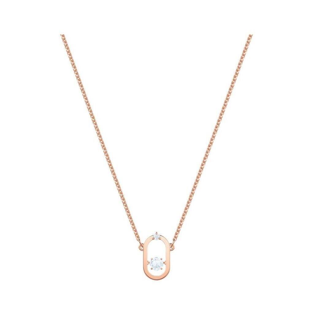 Ожерелье со сверкающим танцующим цирконием Swarovski с покрытием цвета розового золота 5468084 для женщин
Ожерелье со сверкающим танцующим цирконием Swarovski с покрытием цвета розового золота 5468084 для женщин