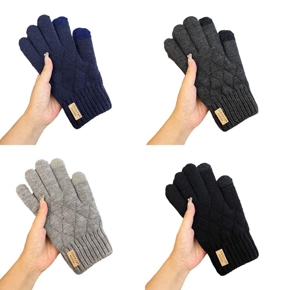 Thicken Winter Gloves Knitted Wool Hand Warmer Fashion Finger Gloves For Woman Girls темно-сірий колір
Thicken Winter Gloves Knitted Wool Hand Warmer Fashion Finger Gloves For Woman Girls темно-сірий колір