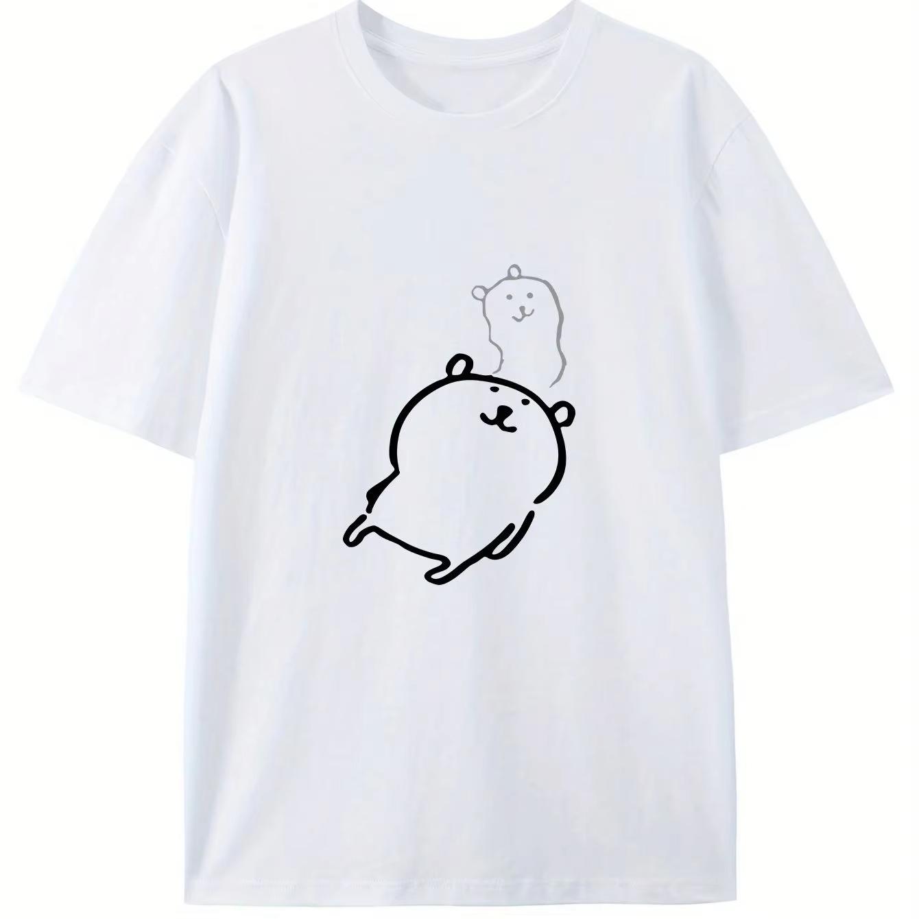 Short Sleeve TShirts Fashion Cute Cartoon Print Round Neck Breathable for Oversized Casual Unisex Y2k Top Graphic T Shirts 4XL
Short Sleeve TShirts Fashion Cute Cartoon Print Round Neck Breathable for Oversized Casual Unisex Y2k Top Graphic T Shirts 4XL