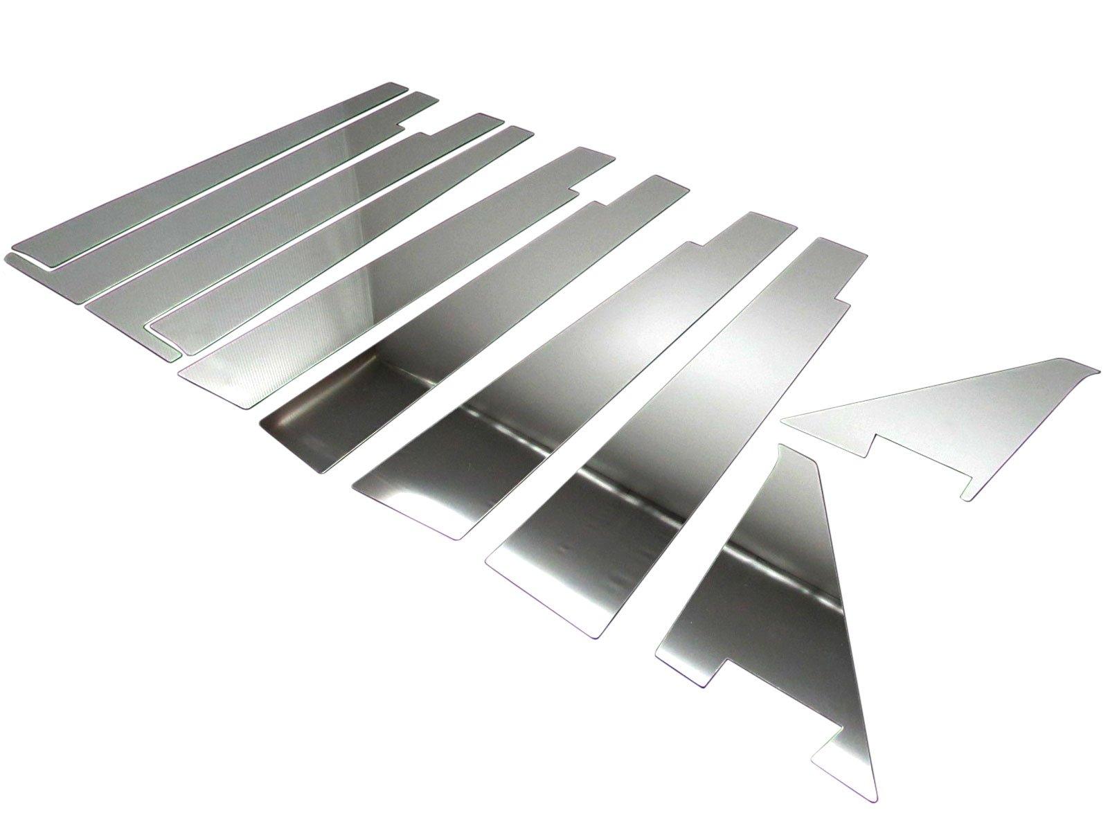 BRIGHTZ Stainless Steel Plated Pillar Panels with Visor for Solio Bandit MA15S Compatible with and 15 Solio Bandits Ultra-Mirror (10-Piece Set)
BRIGHTZ Stainless Steel Plated Pillar Panels with Visor for Solio Bandit MA15S Compatible with and 15 Solio Bandits Ultra-Mirror (10-Piece Set)