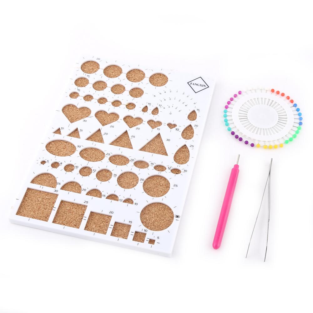 DIY Paper Craft Template Board Tweezer Pins Slotted Pen Quilling Tools Kit (White) синій
DIY Paper Craft Template Board Tweezer Pins Slotted Pen Quilling Tools Kit (White) синій