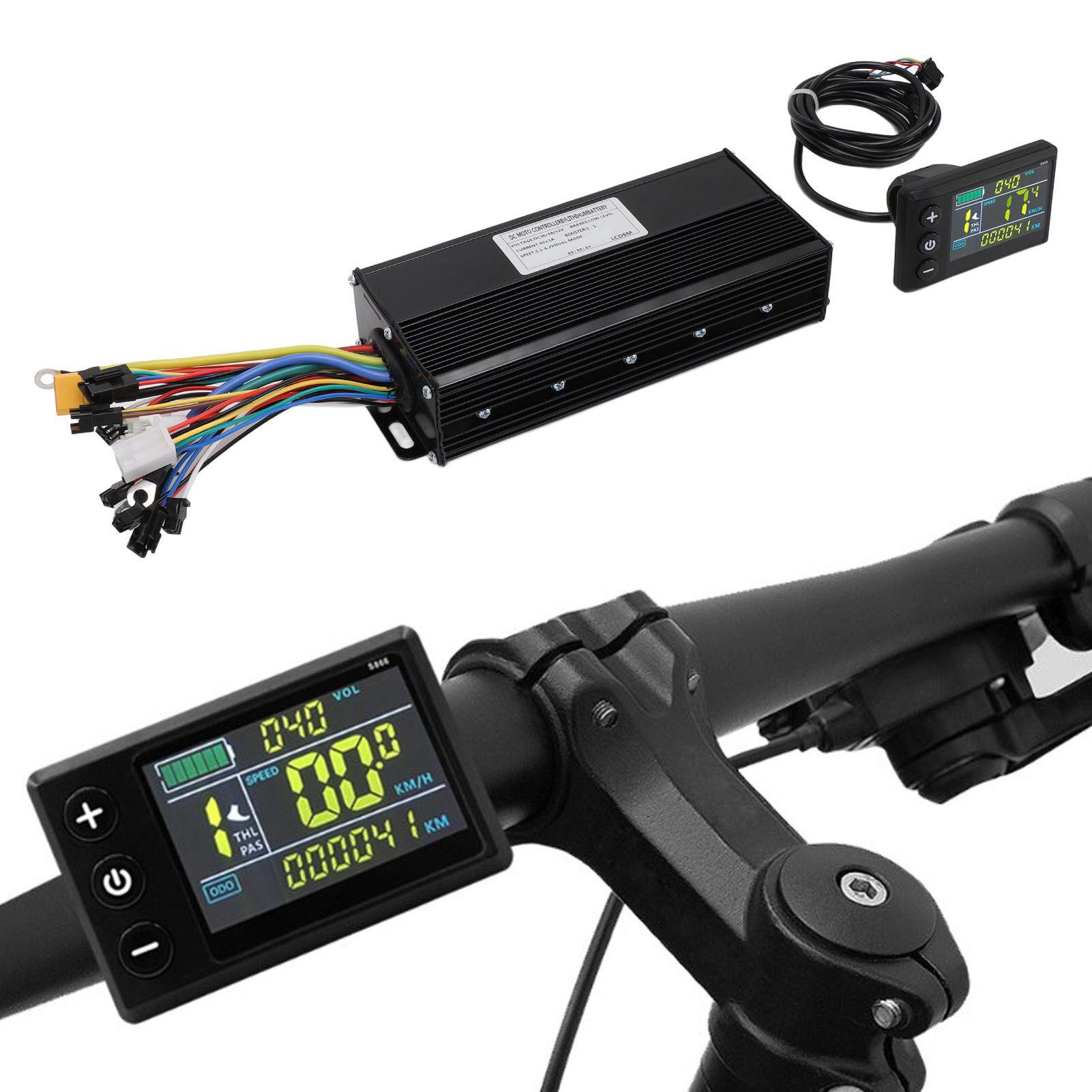 Electric Cycling Brushless Motor Controller Kit Professional S866 Color Display 40A Triple Mode Sine Wave Controller Set
Electric Cycling Brushless Motor Controller Kit Professional S866 Color Display 40A Triple Mode Sine Wave Controller Set