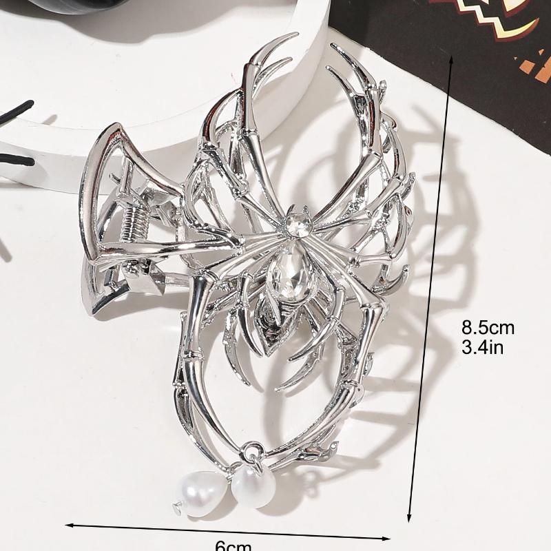 Хэллоуин Черные Заколки-крабы для волос с дизайном жемчужной подвески Металлические Готические Панк Заколки для волос Сильная фиксация Аксессуары для волос
Хэллоуин Черные Заколки-крабы для волос с дизайном жемчужной подвески Металлические Готические Панк Заколки для волос Сильная фиксация Аксессуары для волос