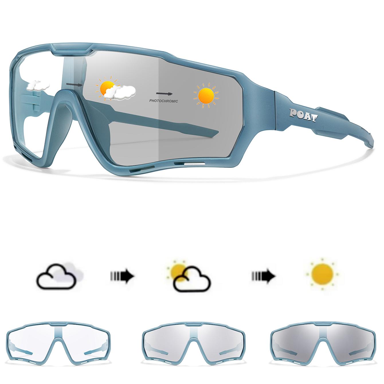 POAT Strong Light Photochromic Sunglasses Latest Style Sports Male Female MTB Bike Bicycle Eyewear Cycling Fishing Running
POAT Strong Light Photochromic Sunglasses Latest Style Sports Male Female MTB Bike Bicycle Eyewear Cycling Fishing Running