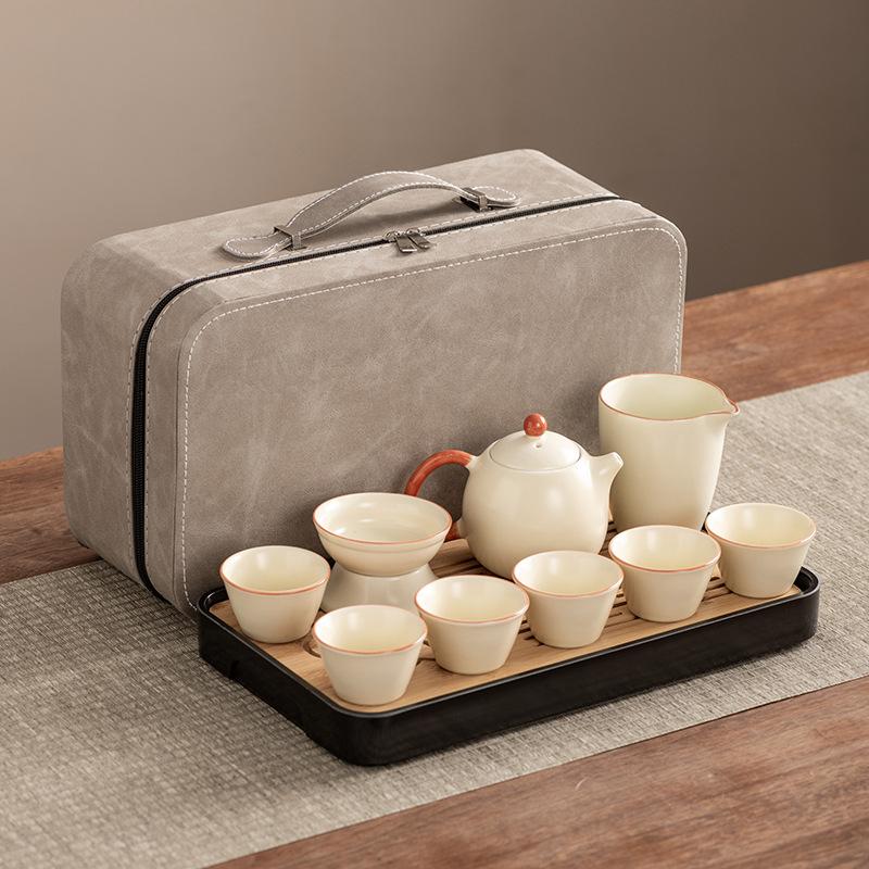 Dragon Egg Teapot Huang Ru Kiln Travel Kung Fu Tea Set Household Portable Teacup Teapot Light Luxury Business Gifts
Dragon Egg Teapot Huang Ru Kiln Travel Kung Fu Tea Set Household Portable Teacup Teapot Light Luxury Business Gifts