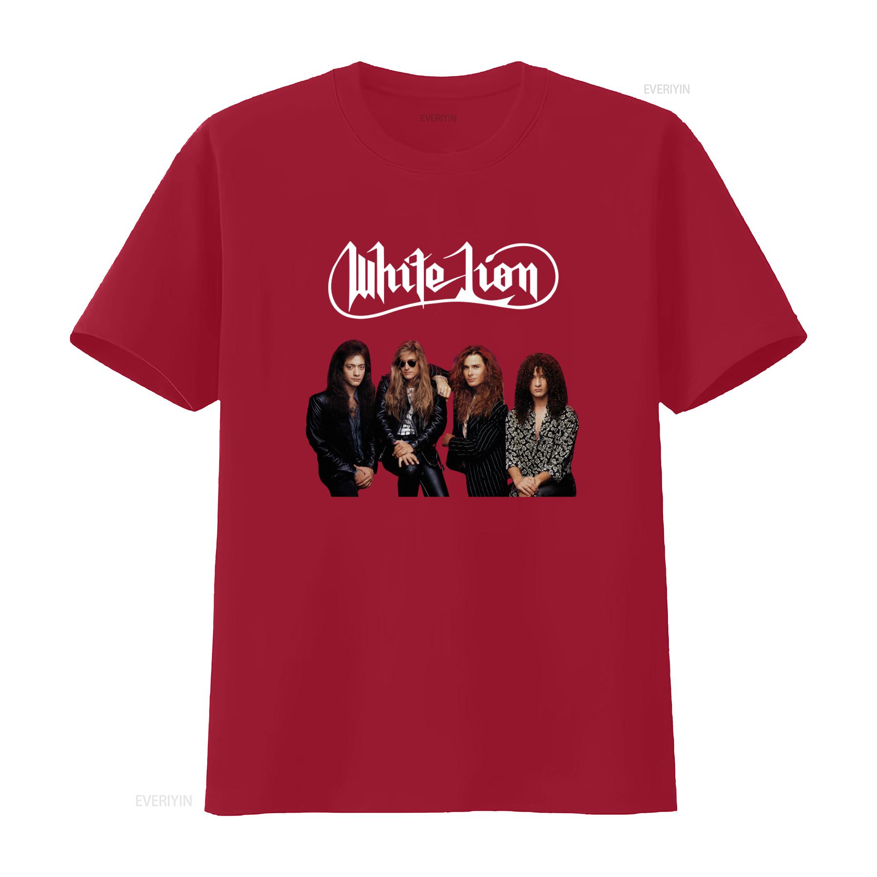 White Lion Band Black Mens T Shirt Rock Style All Sizes Available AA597 vintage Washed Casual Breathable Comfortable Soft S
White Lion Band Black Mens T Shirt Rock Style All Sizes Available AA597 vintage Washed Casual Breathable Comfortable Soft S