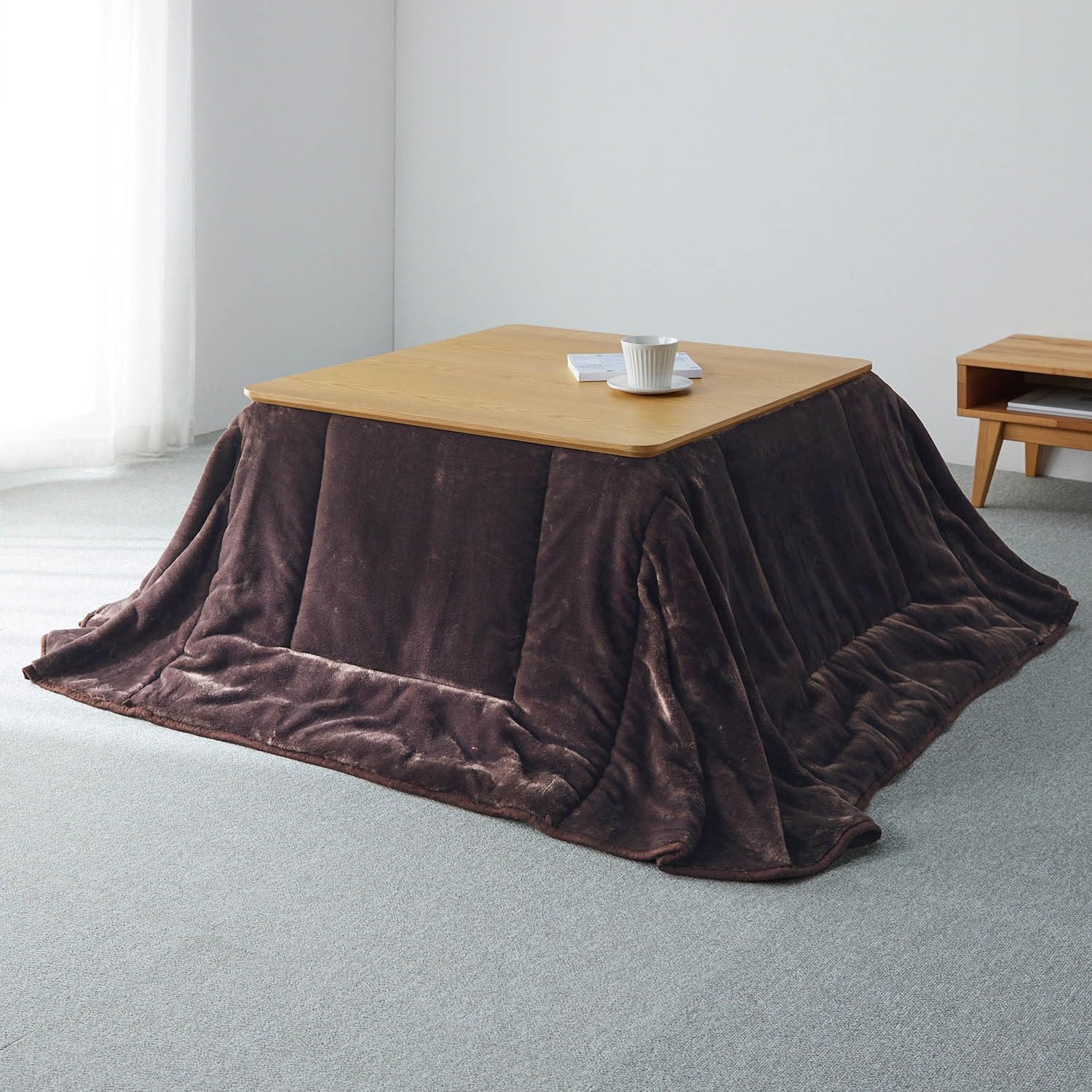 Belle Maison Kotatsu Comforter, Single Quilt, Space-Saving, Warm, Smooth, Meltro Brown, Space-Saving Rectangular
Belle Maison Kotatsu Comforter, Single Quilt, Space-Saving, Warm, Smooth, Meltro Brown, Space-Saving Rectangular
