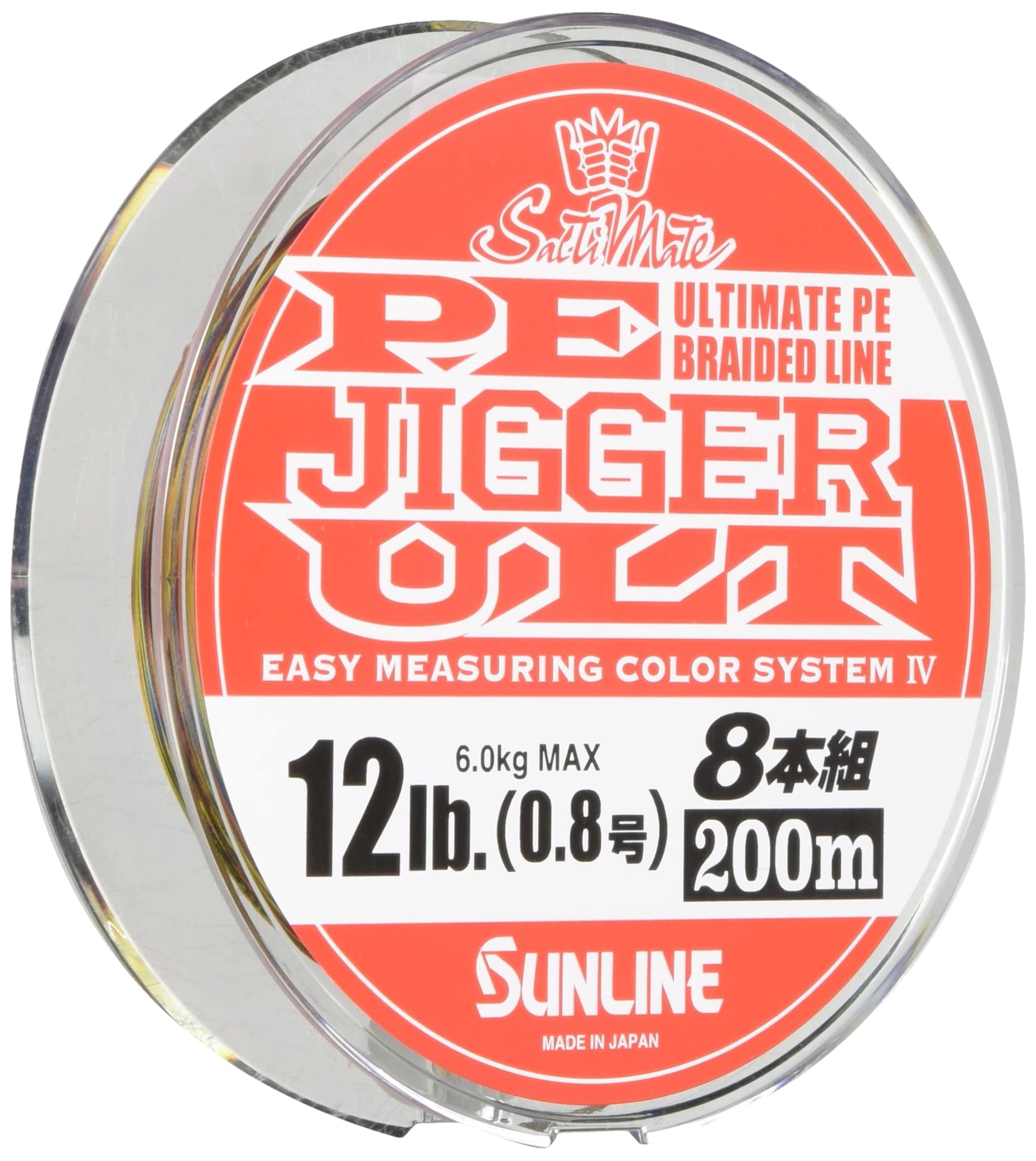 SUNLINE PE Line, Saltimate Jigger ULT, Set of 8, 656.2 ft (200 m), No. 0.8, 12 lbs
SUNLINE PE Line, Saltimate Jigger ULT, Set of 8, 656.2 ft (200 m), No. 0.8, 12 lbs