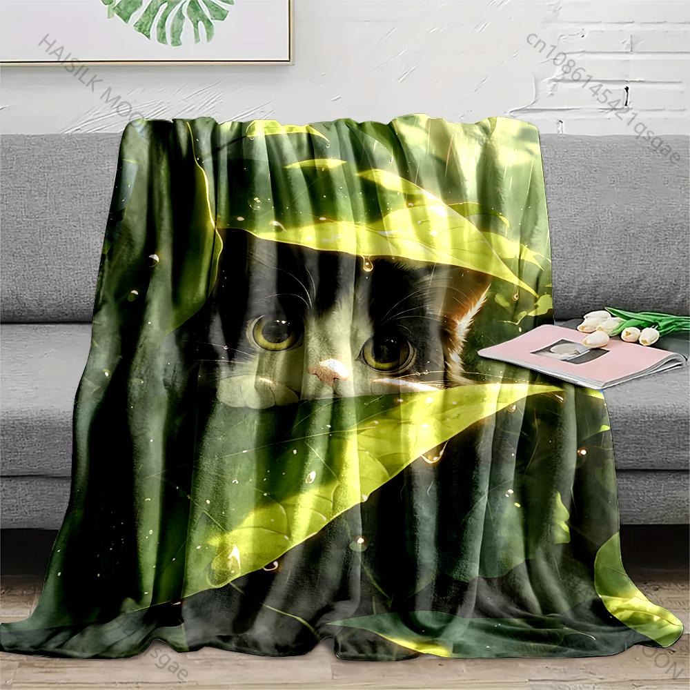 Multiple sizes Cat hiding under leaves Blanket Suitable for Home Bedroom Sofa Travel Camping Blanket Various Sizes for Gifts 75x100cm
Multiple sizes Cat hiding under leaves Blanket Suitable for Home Bedroom Sofa Travel Camping Blanket Various Sizes for Gifts 75x100cm