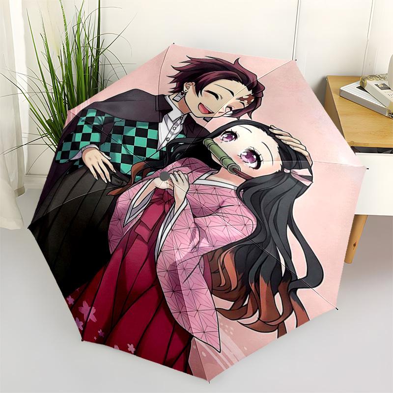 1pc Automagic Opening Umbrella with Demon Slayer Design, Portable Tri-Fold Structure, 8-Rib Iron Frame, Outdoor for Fans, Travelers, Daily Use, Gift I
1pc Automagic Opening Umbrella with Demon Slayer Design, Portable Tri-Fold Structure, 8-Rib Iron Frame, Outdoor for Fans, Travelers, Daily Use, Gift I
