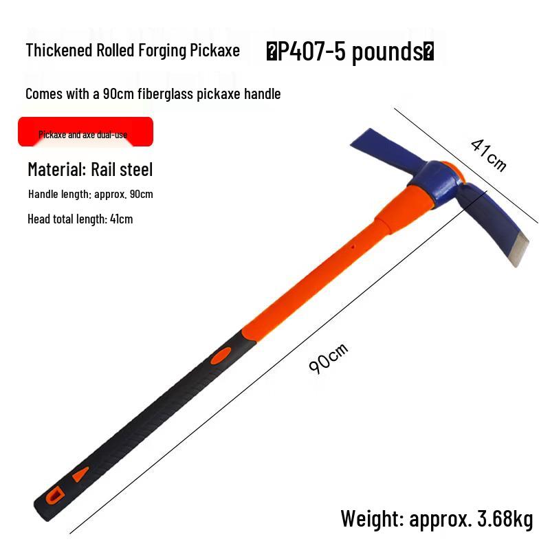Forged Dual-Purpose Pickaxe Hoe
Forged Dual-Purpose Pickaxe Hoe