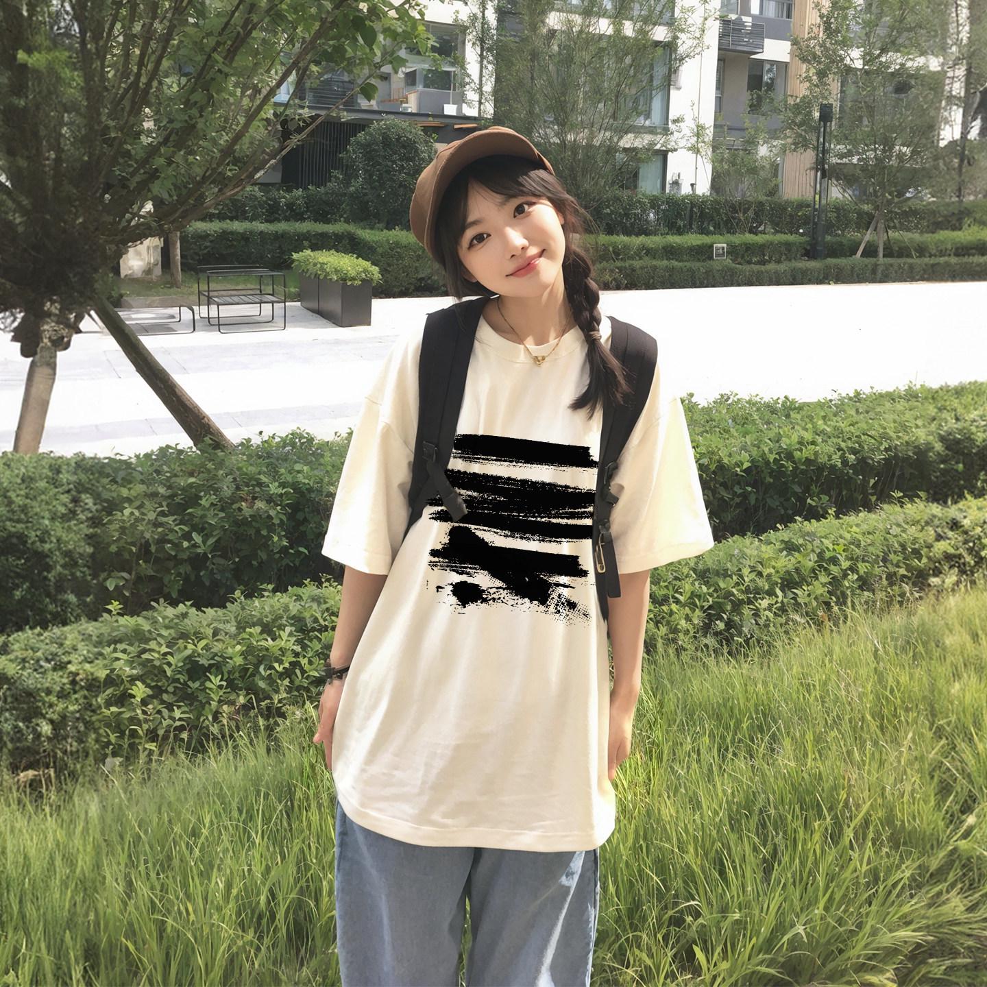 New 2026 Women s Black Loose Short-Sleeve Pure Cotton T-Shirt - Versatile Korean Lazy Chic Style. XL абрикосовий
New 2026 Women s Black Loose Short-Sleeve Pure Cotton T-Shirt - Versatile Korean Lazy Chic Style. XL абрикосовий