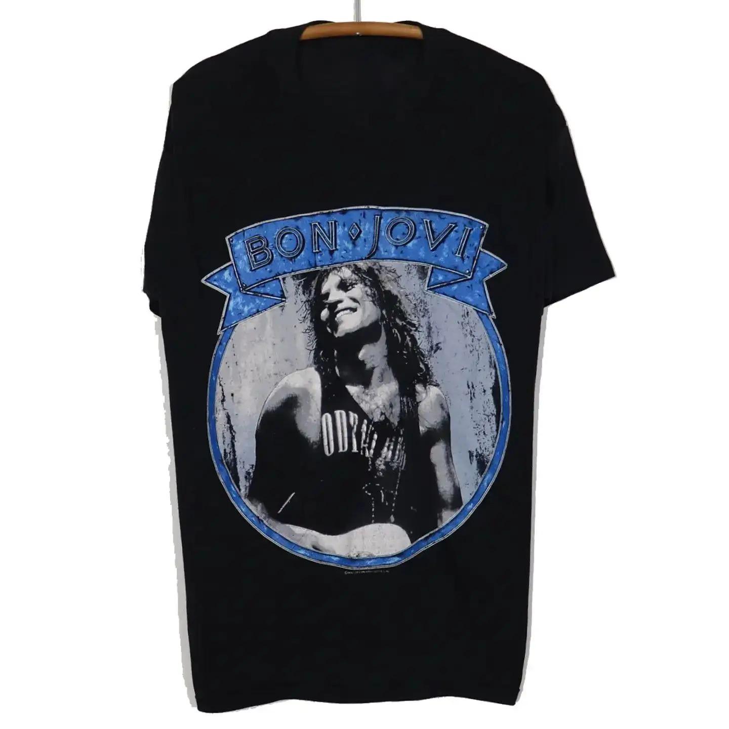 2026 Y2K Bon Jovi Rock Album TShirt Slippery When Wet Printed Cotton Undershirt Unisex Casual Short Sleeve Tops Tshirt S
2026 Y2K Bon Jovi Rock Album TShirt Slippery When Wet Printed Cotton Undershirt Unisex Casual Short Sleeve Tops Tshirt S