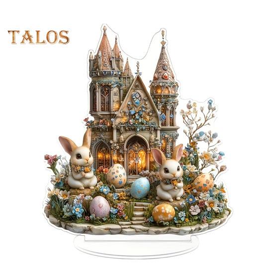 Пасхальный кролик, украшение 2D, плоский акриловый орнамент, многоуровневый поднос, украшение, фигурка кролика в замке, для фермерского дома, каминной полки, книжной полки, пасхальный декор разноцветный
Пасхальный кролик, украшение 2D, плоский акриловый орнамент, многоуровневый поднос, украшение, фигурка кролика в замке, для фермерского дома, каминной полки, книжной полки, пасхальный декор разноцветный