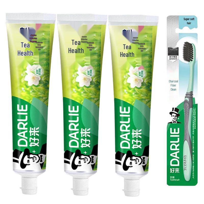 Darlie Jasmine White Tea Toothpaste Set
Darlie Jasmine White Tea Toothpaste Set