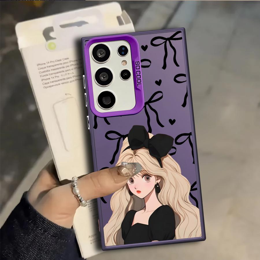 Cartoon Girl Bow Phone Cover Case for Samsung Galaxy S25 S22 S24 FE S25Edge S23 Ultra S20 Plus S23 Note 20 Ultra S21 Galaxy Note20
Cartoon Girl Bow Phone Cover Case for Samsung Galaxy S25 S22 S24 FE S25Edge S23 Ultra S20 Plus S23 Note 20 Ultra S21 Galaxy Note20