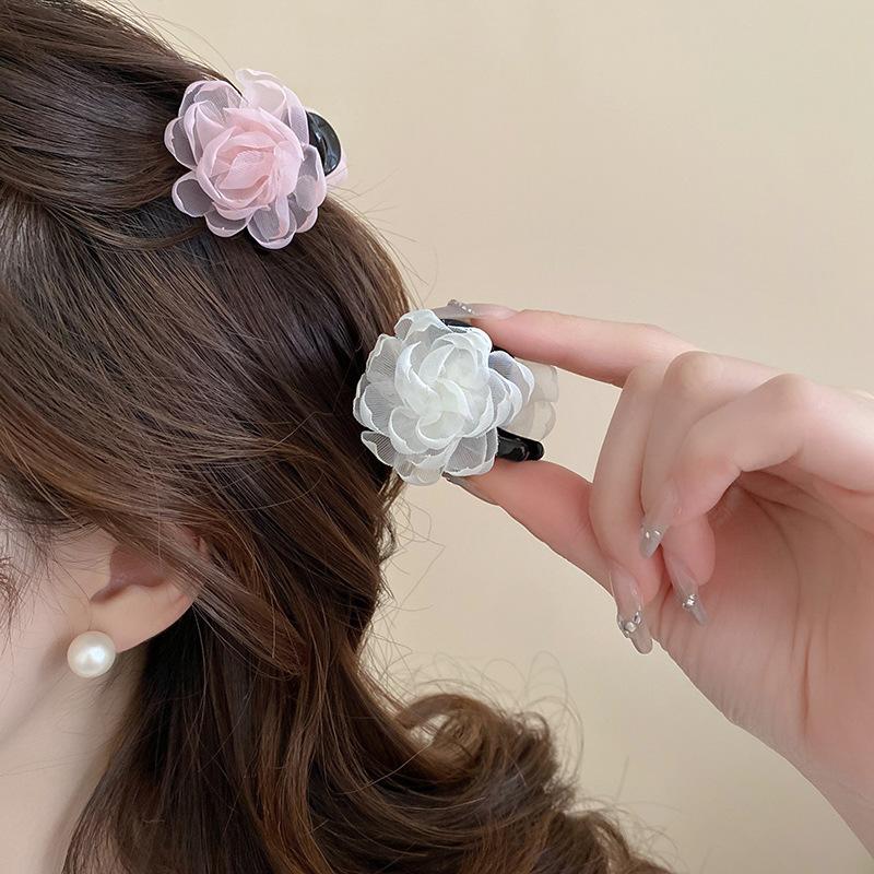 Double-sided mesh yarn flower acrylic hairpin women s fashion simple small grab clip cute versatile headgear hair accessories high sense
Double-sided mesh yarn flower acrylic hairpin women s fashion simple small grab clip cute versatile headgear hair accessories high sense
